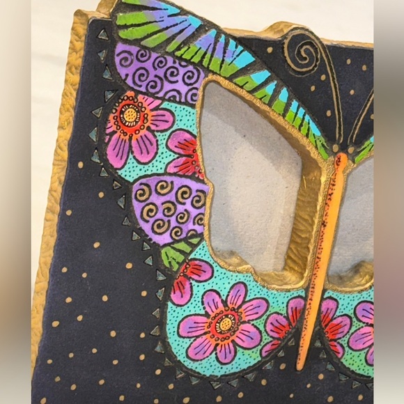 Vtg Laurel Burch Decorative Butterfly Frame - Picture 6 of 6